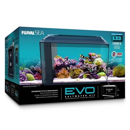 Evo Aquarium Kit 13.5 Gallons (22" x 11.5" x 12.5") - Fluval