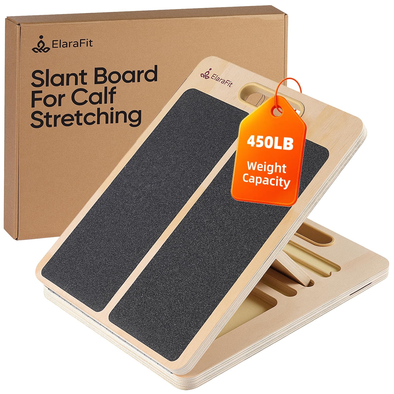 Adjustable Slant Board Foldable Incline for Calf Stretching Achilles Tendon