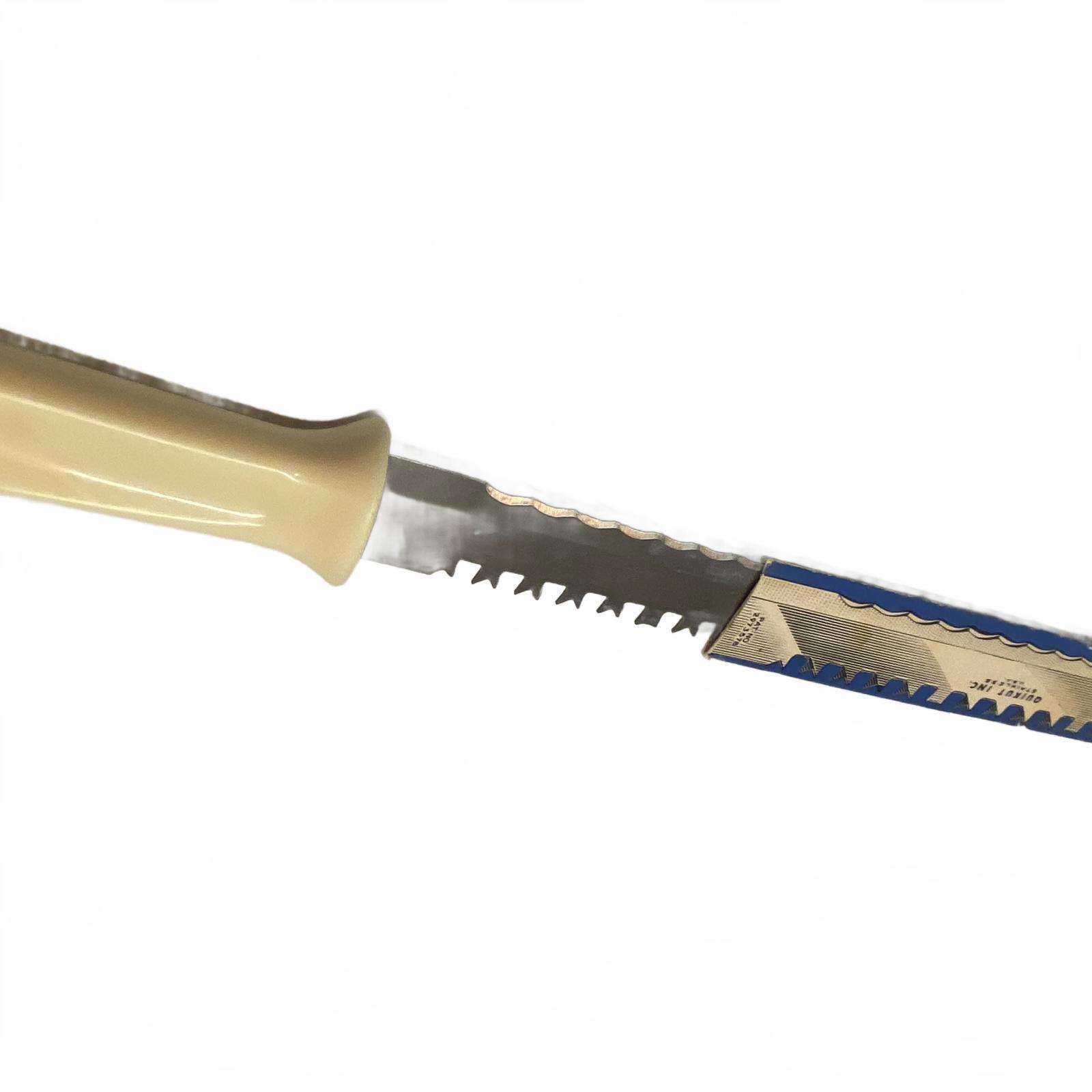 Quikut Stainless Bread Knife - Serrated Edge with Protective Sheath