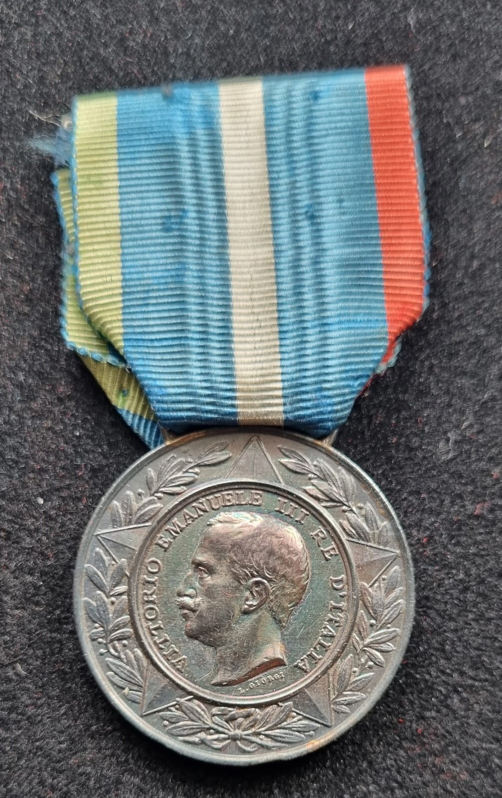 MEDAL TO VETERANS AND VETERANS GUARD OF HONOR AT THE PANTHEON 1ST MODEL 1910 GIORGI