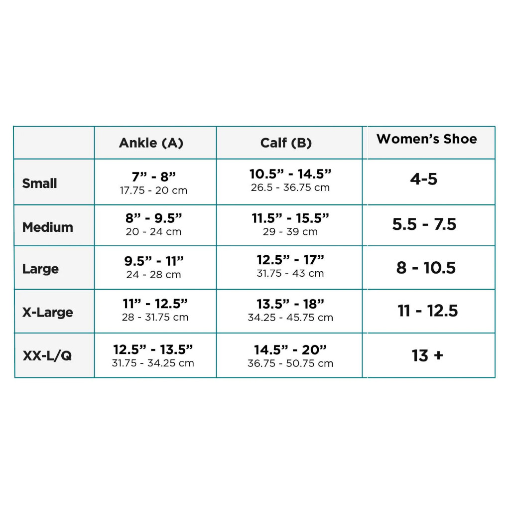 AW Style 112 Microfiber Knee High Socks - 15-20mmHg (Black) Small
