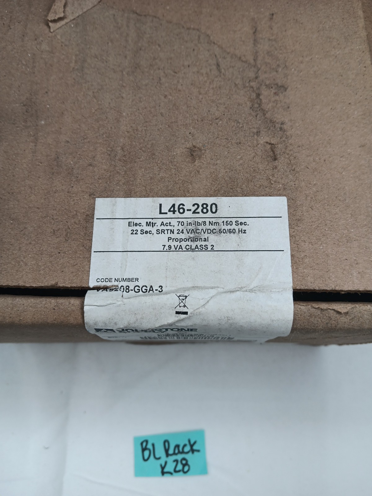 johnson controls electric actuator VA9208-GGA-3
