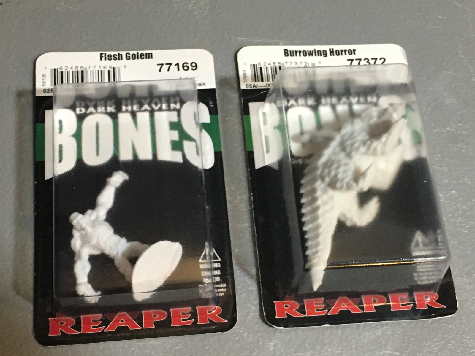 A24256 REAPER DARK HEAVENS BONES NIB BURROWING HORROR & FLESH GOLEM