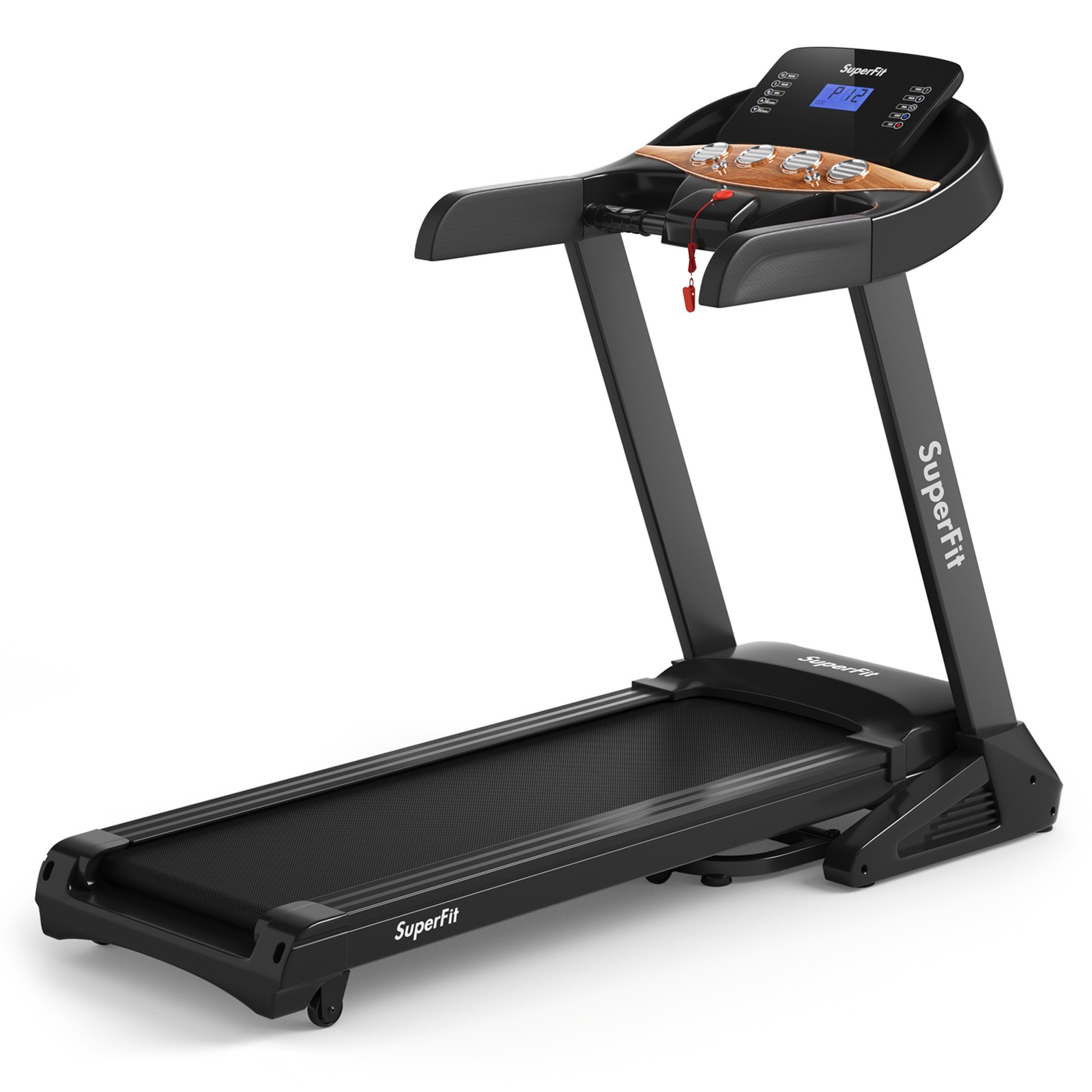 3.75HP Folding Treadmill Running Jogging Machine w/ 15% Automatic Incline