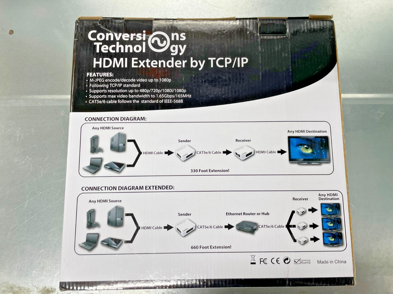 Conversions Tech HDMI Extender