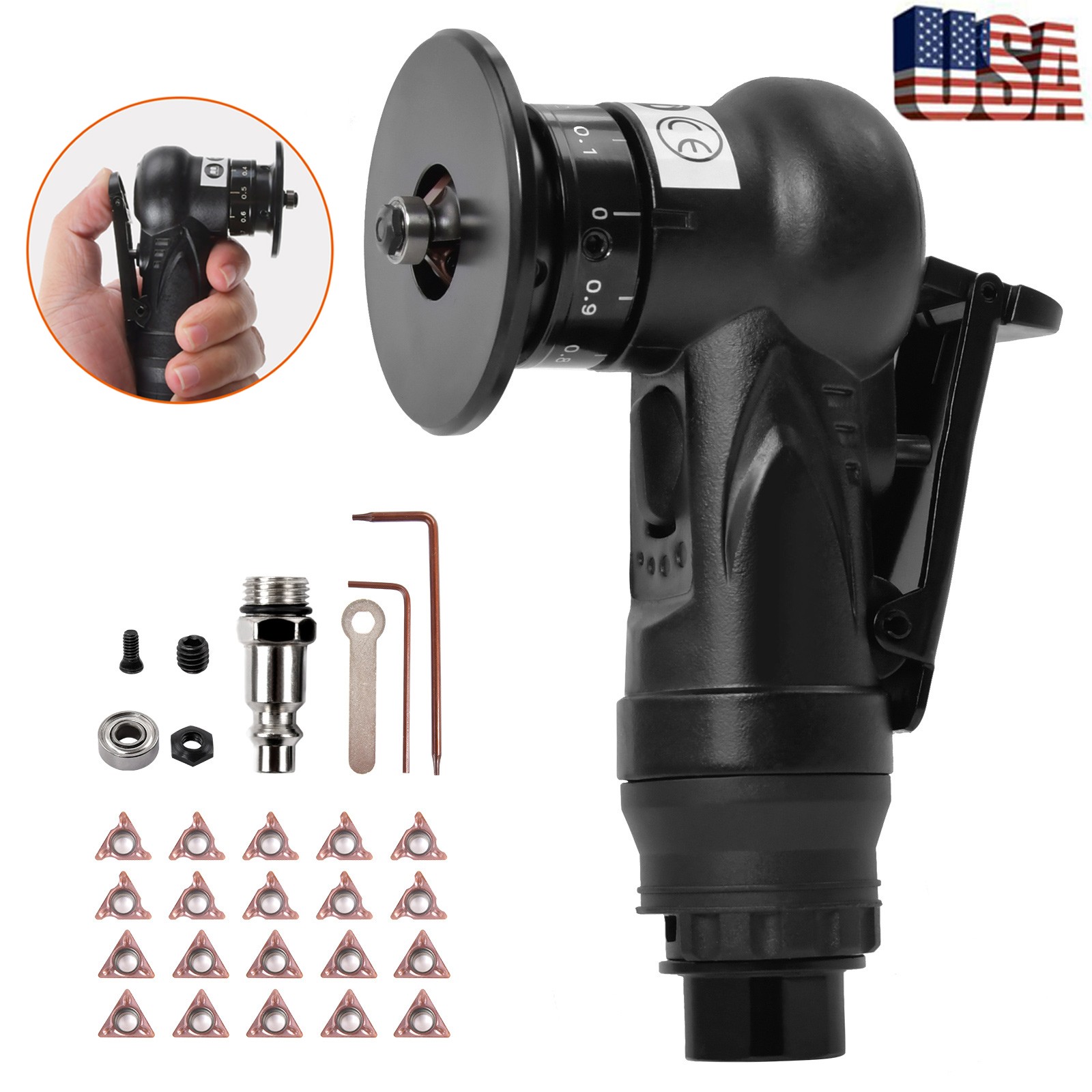 Air Chamfer Tool-Trimming Mini Chamfering Pneumatic Beveling Machine Deburring
