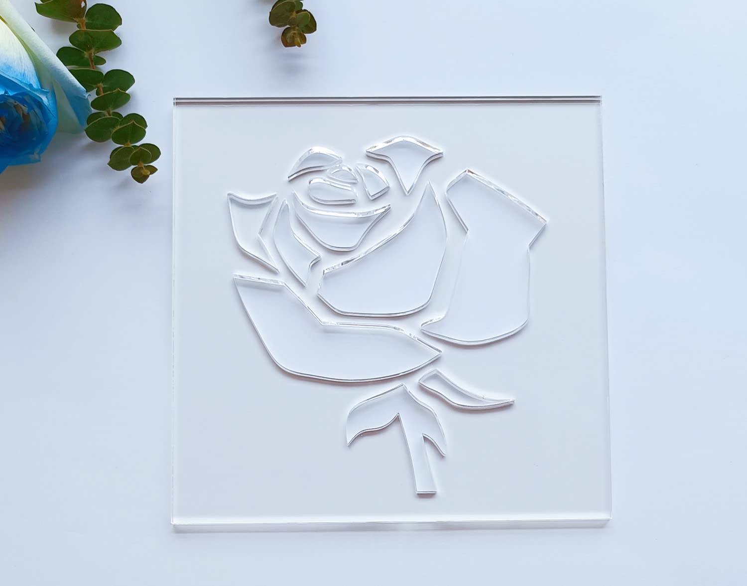 Rose Router Template,Clear Acrylic Router Inlay Template,Router Jig Template ...