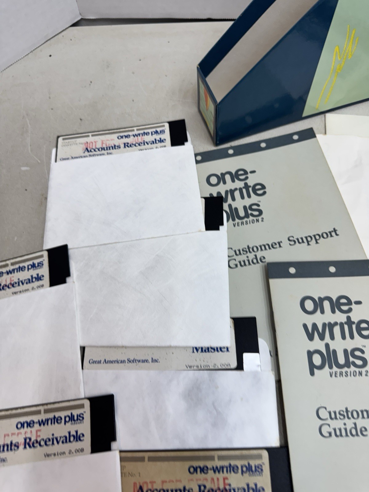 one write plus version 2 accounts receivable accounting software 1987