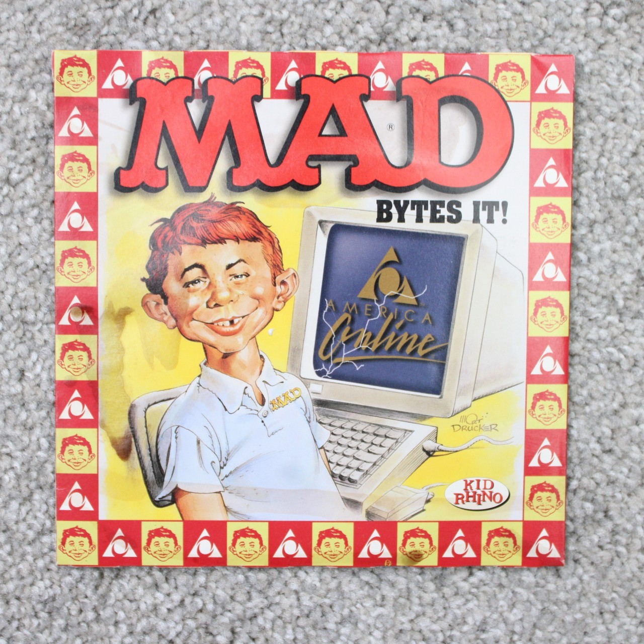 VTG Mad AOL / PROMO CD-ROM SEALED MAD BYTES IT! Promotional CD 1996 Disc