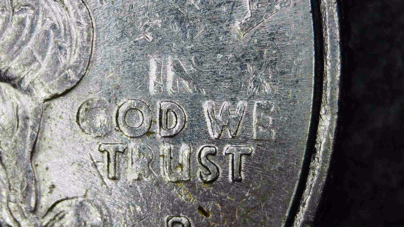 Struck Thru Grease Error - 2002 Indiana State Quarter - Rust Like Strike Through