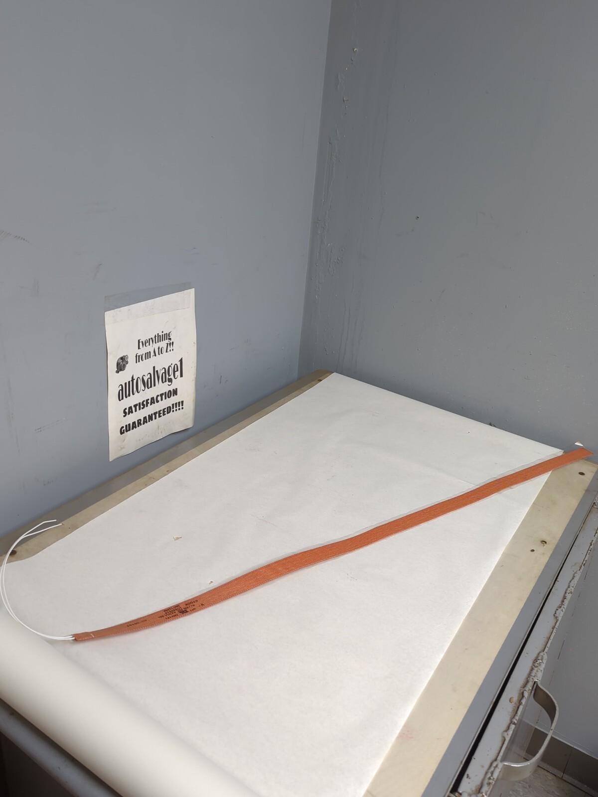 WATLOW,010400C1 AOO1B,SILICONE RUBBER HEATER 120V/200WATTS NOS