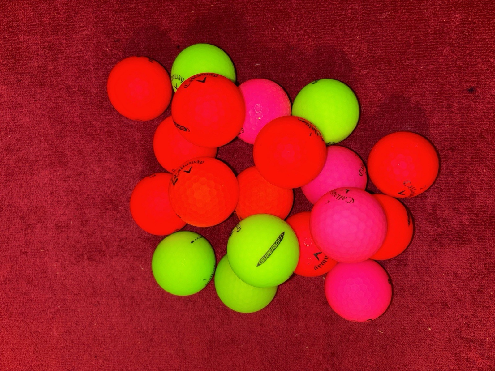 31 Matte Callaway Supersoft/Superhot  Used golf Balls AAA/AAAA Quality