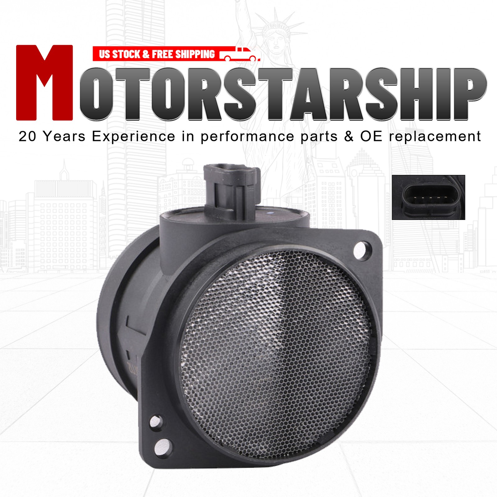 Lifetime Mass Air Flow Sensor Meter MAF for GMC SAVANA YUKON Pontiac Saturn