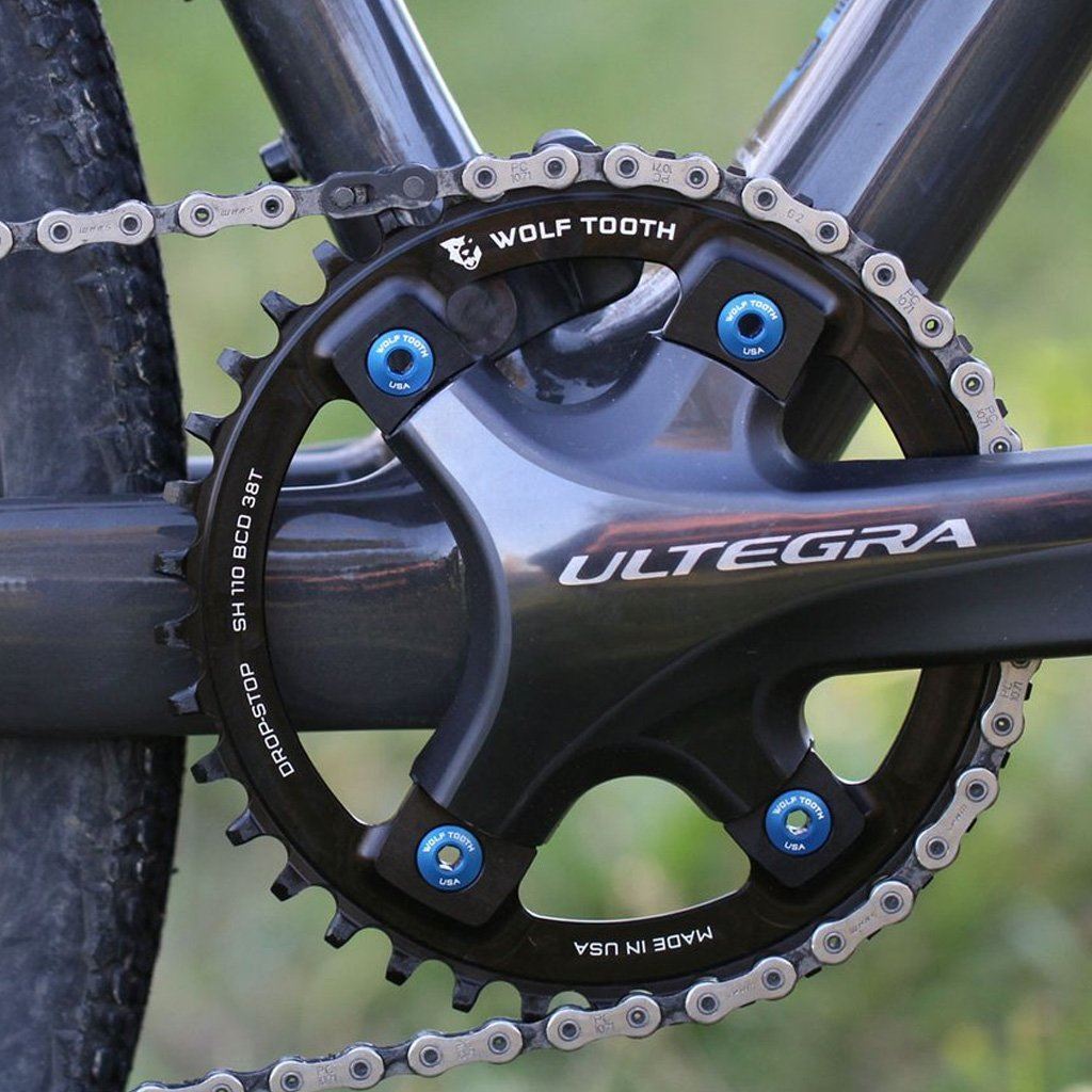 Wolf Tooth 110 BCD Asymmetric 4-Bolt for Shimano Cranks
