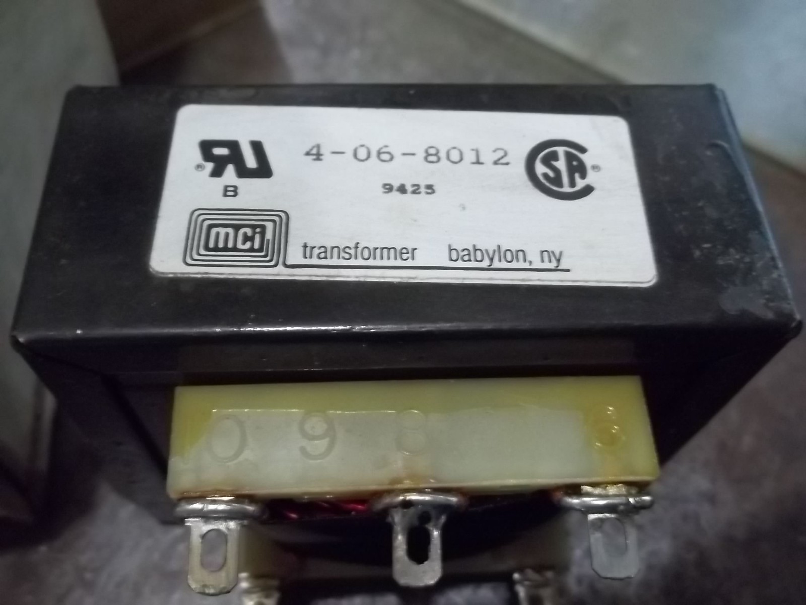 NIB MCI 4-06-8012 TRANSFORMER (W9)