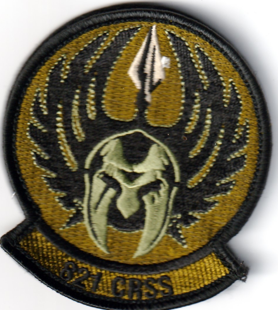 USAF Air Force 821 Contingency Response Support Sqn Travis AFB California patch