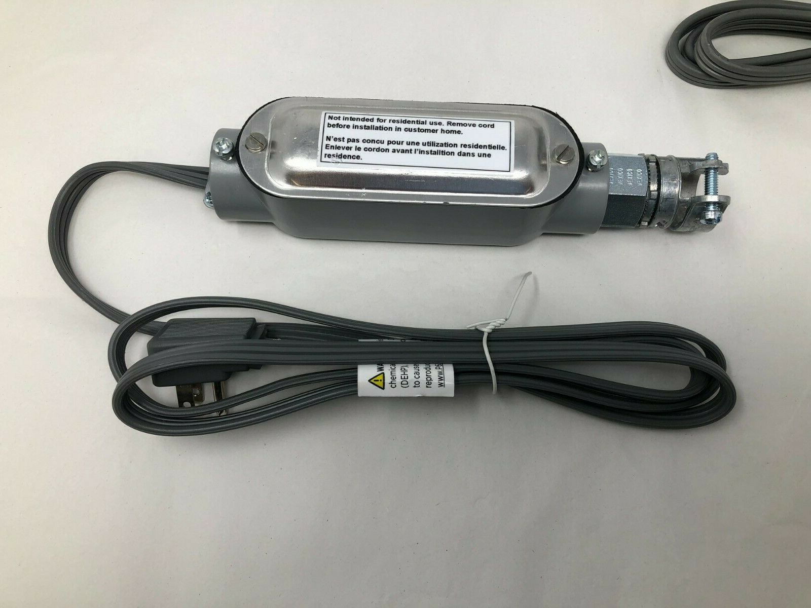 1" EMT & Rigid Combo C Type Alum Conduit Body w/Covers-Gasket & Extension Cord