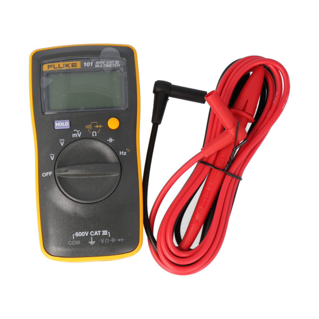 FLUKE 101 Basic Digital Multimeter Portable Meter AC/DC Volt Tester
