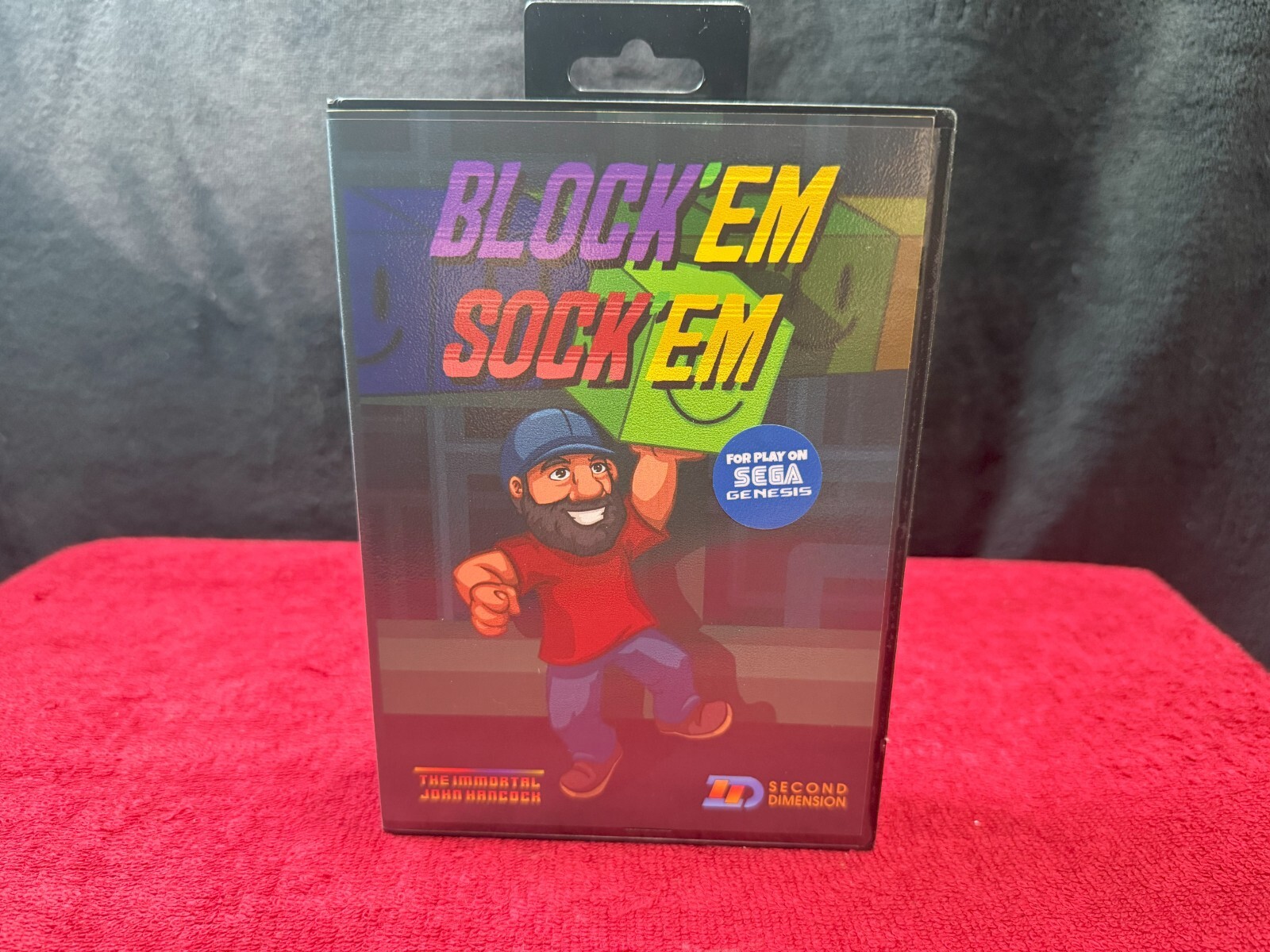 Sega Genesis Block'em Sock'em New Puzzle Game