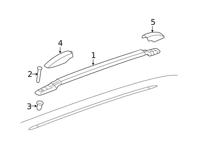 Genuine GM Rail 25931607