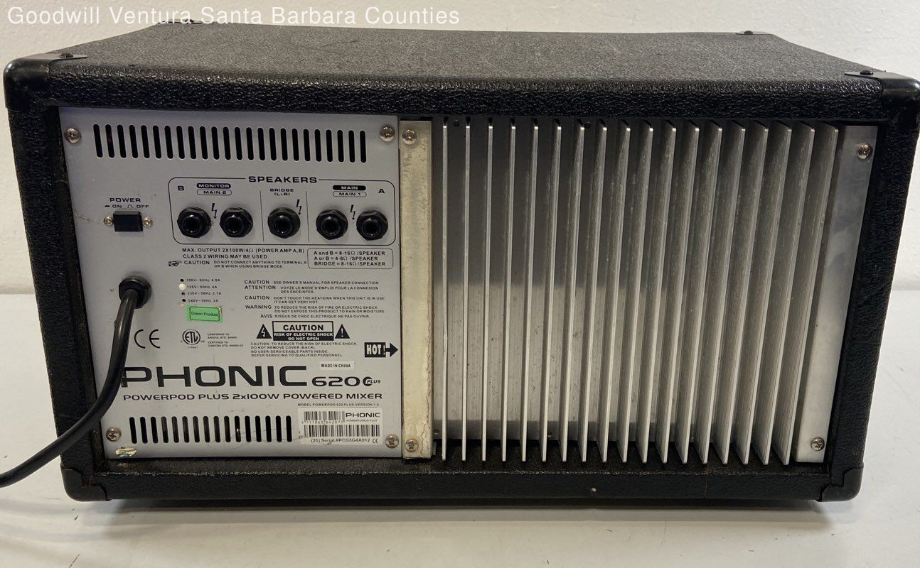 Phonic620 Powerpod Plus 2x 100 w Powerd Mixer