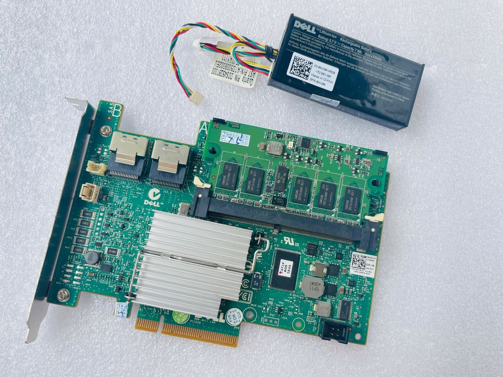 Dell Perc H700 512MB CACHE PowerEdge SAS Raid Controller WITH BATTERY