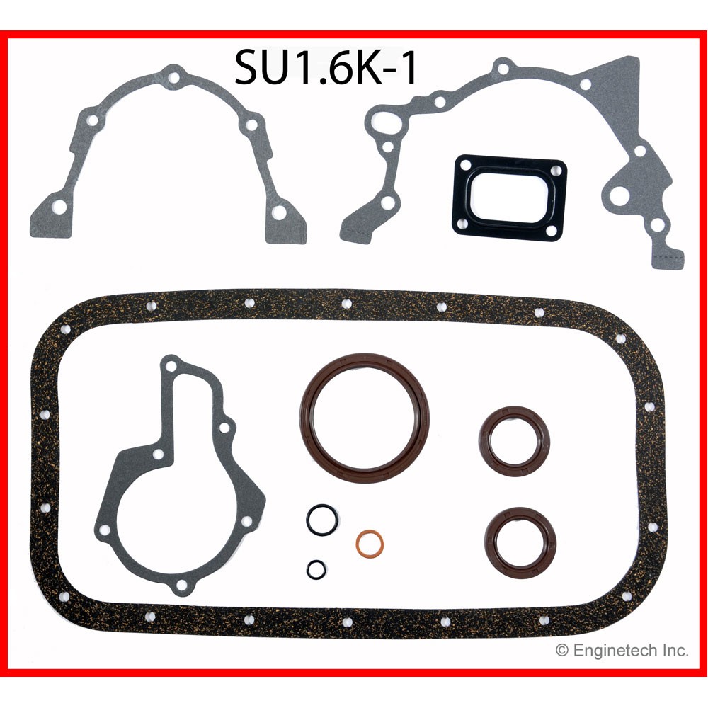 Enginetech Engine Gasket Set SU1.6K-1;