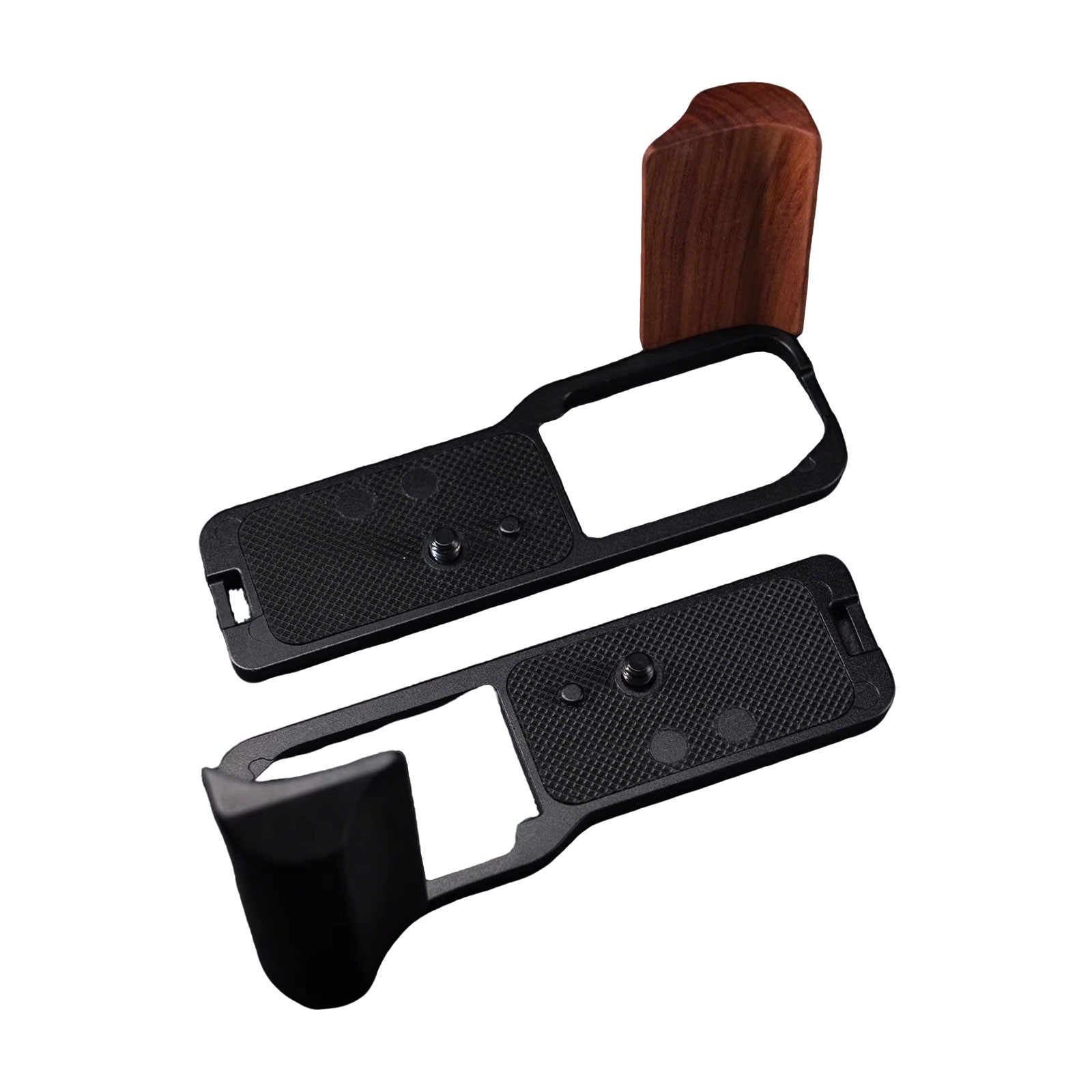 Camera Wooden Metal Attachment Grip For Nikon ZR Silicone Wood Metal Base New