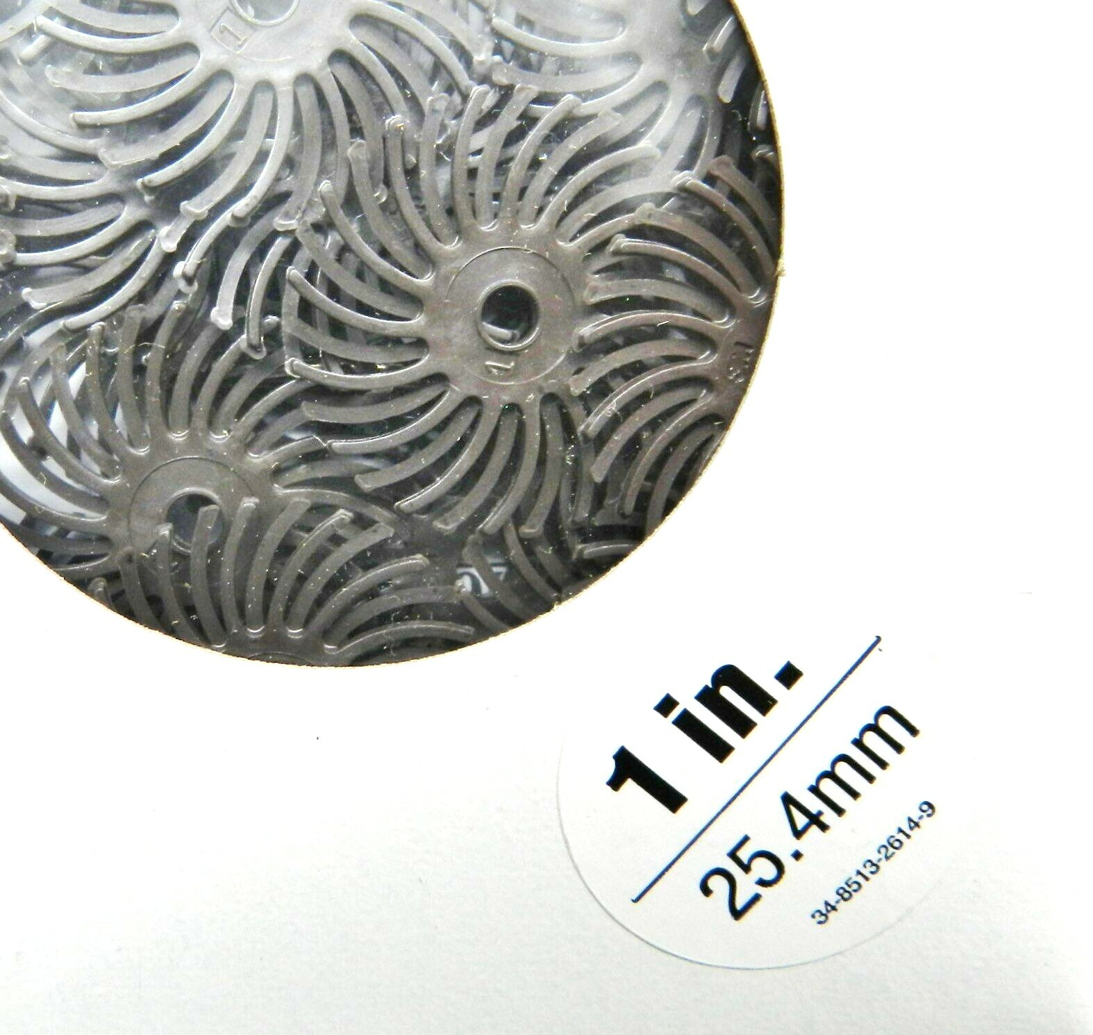 3M Radial Bristle Discs Brown 36 Grit Coarse 1" Diameter Bristle Brush Pack 24