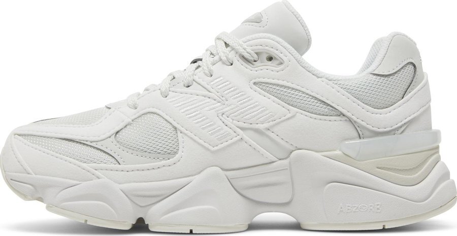 New Balance 9060 Reflection Triple White GC9060LL GS Women Size STEAL!