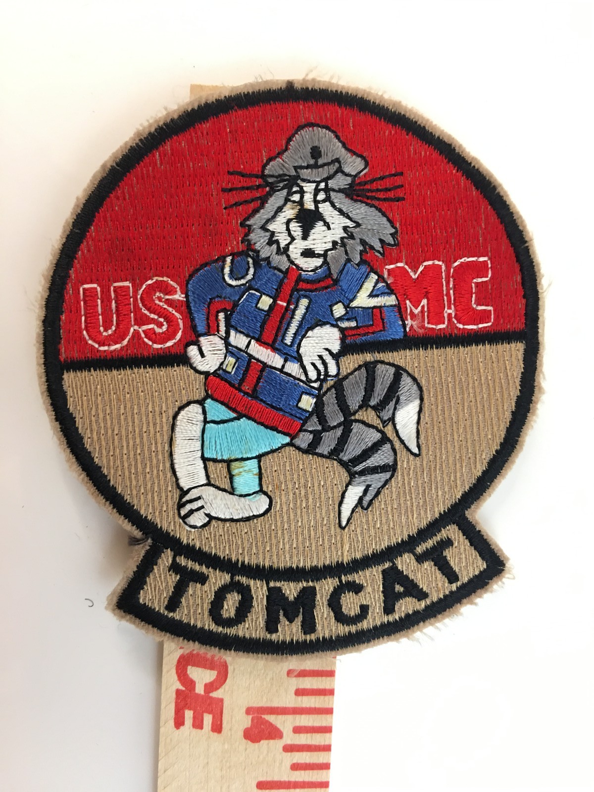USMC F-14 Tomcat Mascot Patch US Marines Aviation Fighter Squadron Embroidered