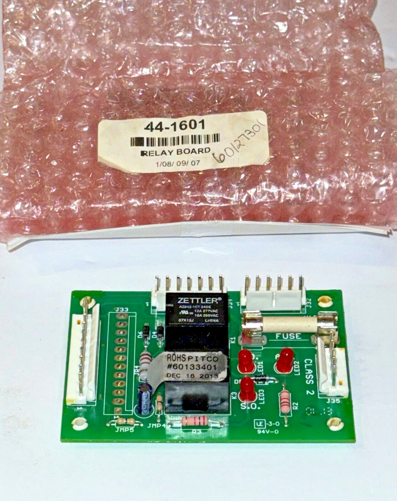 PITCO RELAY BOARD 60127301 44-1601 FRYER
