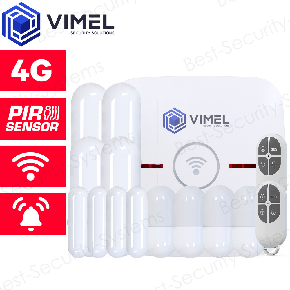 Smart Alarm Home Security System 4G WiFi – Wireless Intruder Detection DIY