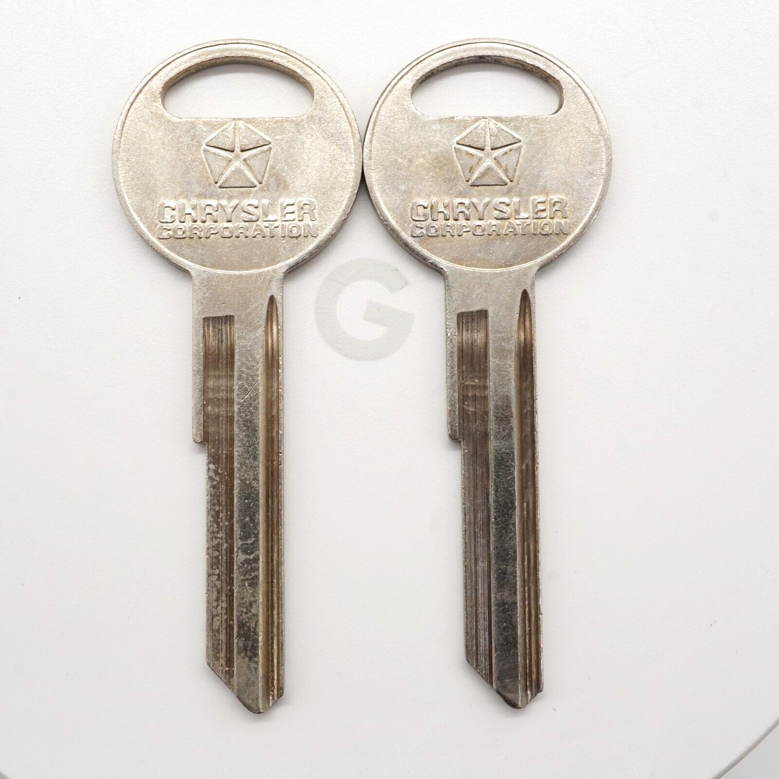 Chrysler U1770CH Key Blanks 1986-92 Chrysler Dodge NOS Lot of 2