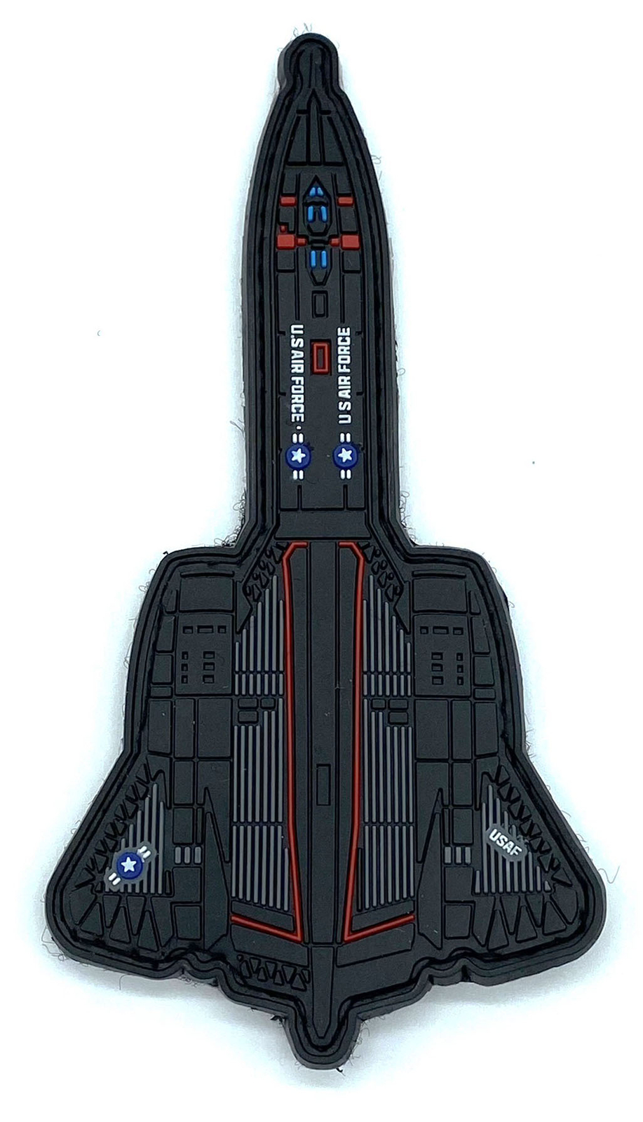 Lockheed Martin® SR-71 Blackbird® Silhouette Patch, Shoulder Patch, PVC