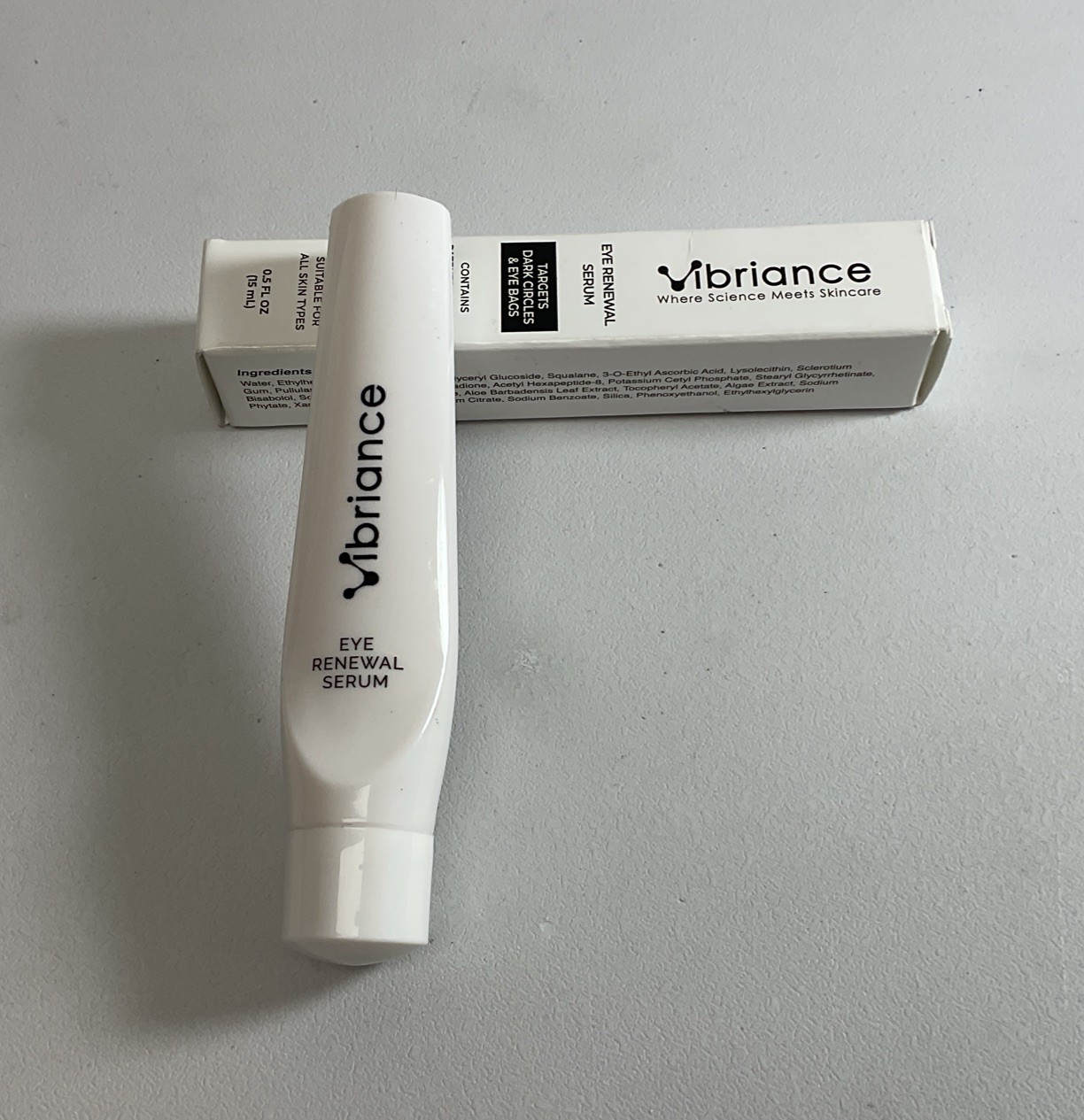 Vibriance Eye Renewal Serum - Dark Circles and Puffiness Treatment - 0.5 Oz