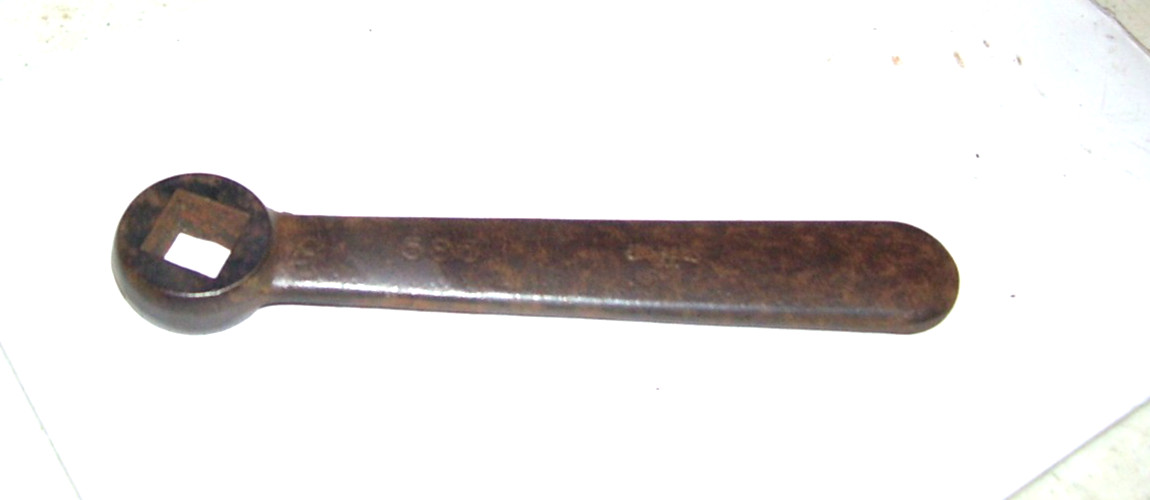Williams 1/2” 4pt Square Metal Lathe Tool Post Wrench USA 5-1/2" Long #585
