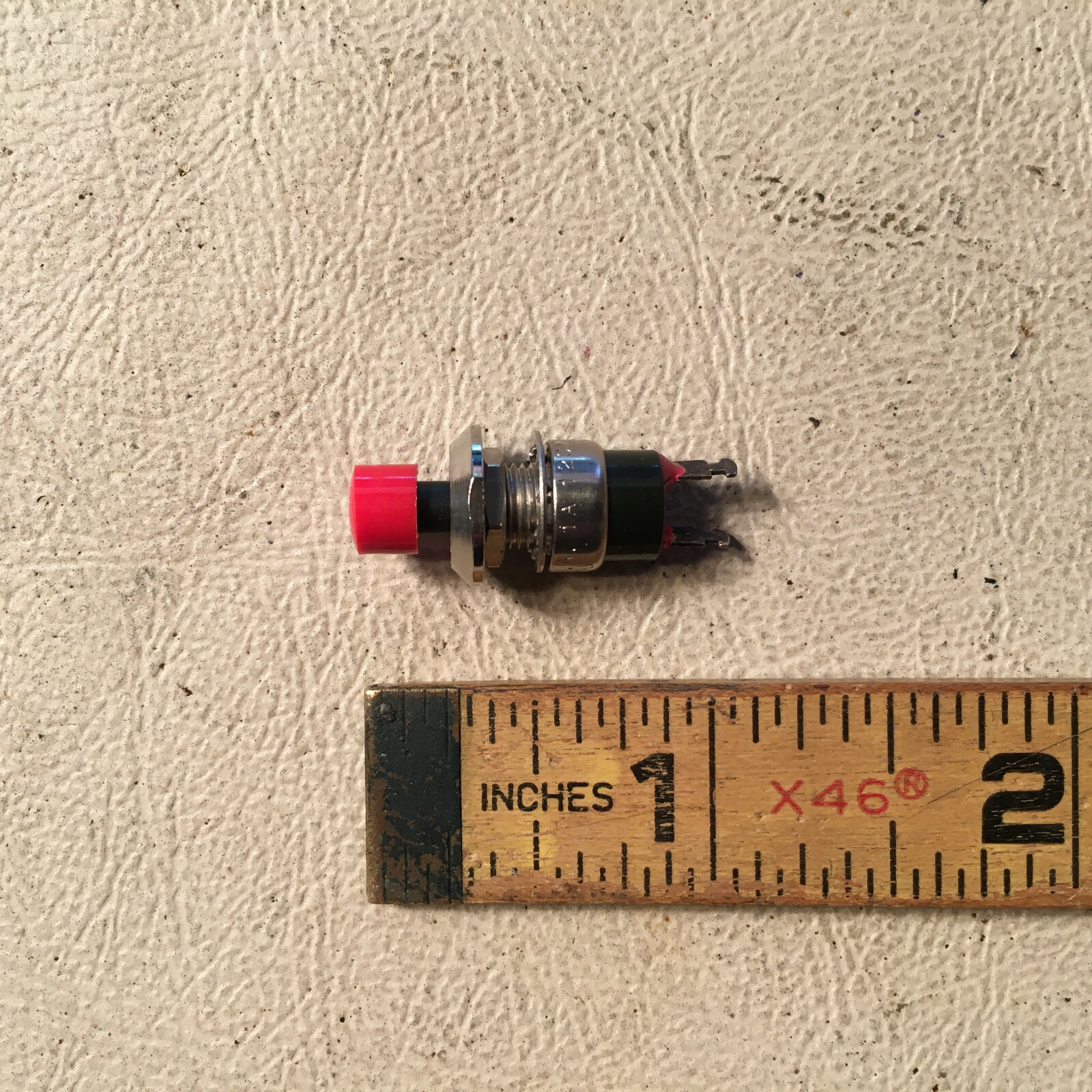 (1) one S-tec Push Switch for Yoke,  pn 3532,   NOS,  PTT