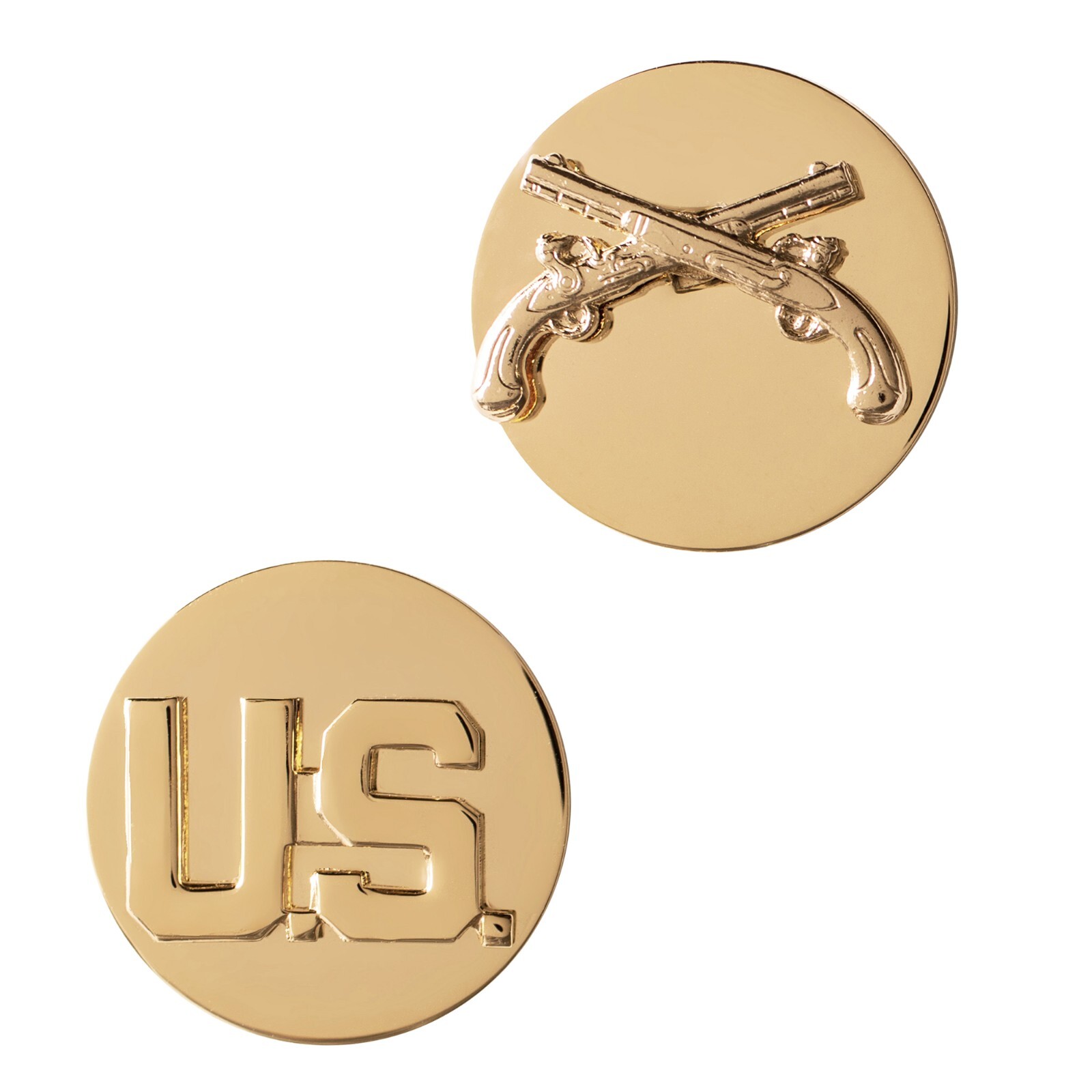 U.S. Army Enlisted Branch Insignia Pin Collar U.S. & Military Police New (pr)