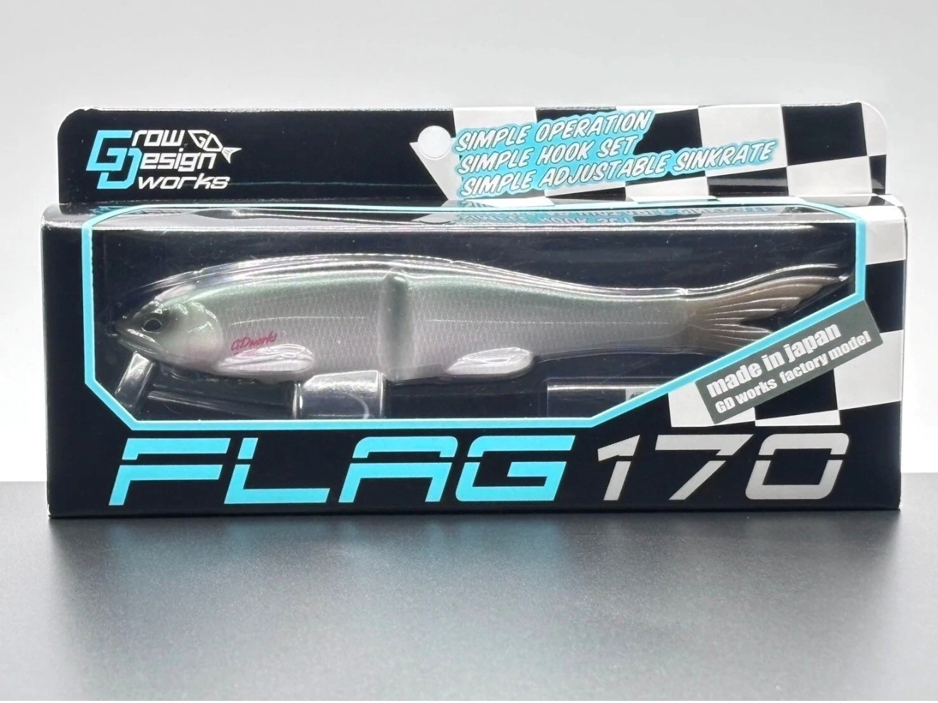 GROW DESIGN WORKS FLAG 170 SWIMBAIT / NO IMPORT FEES / U.S.A.