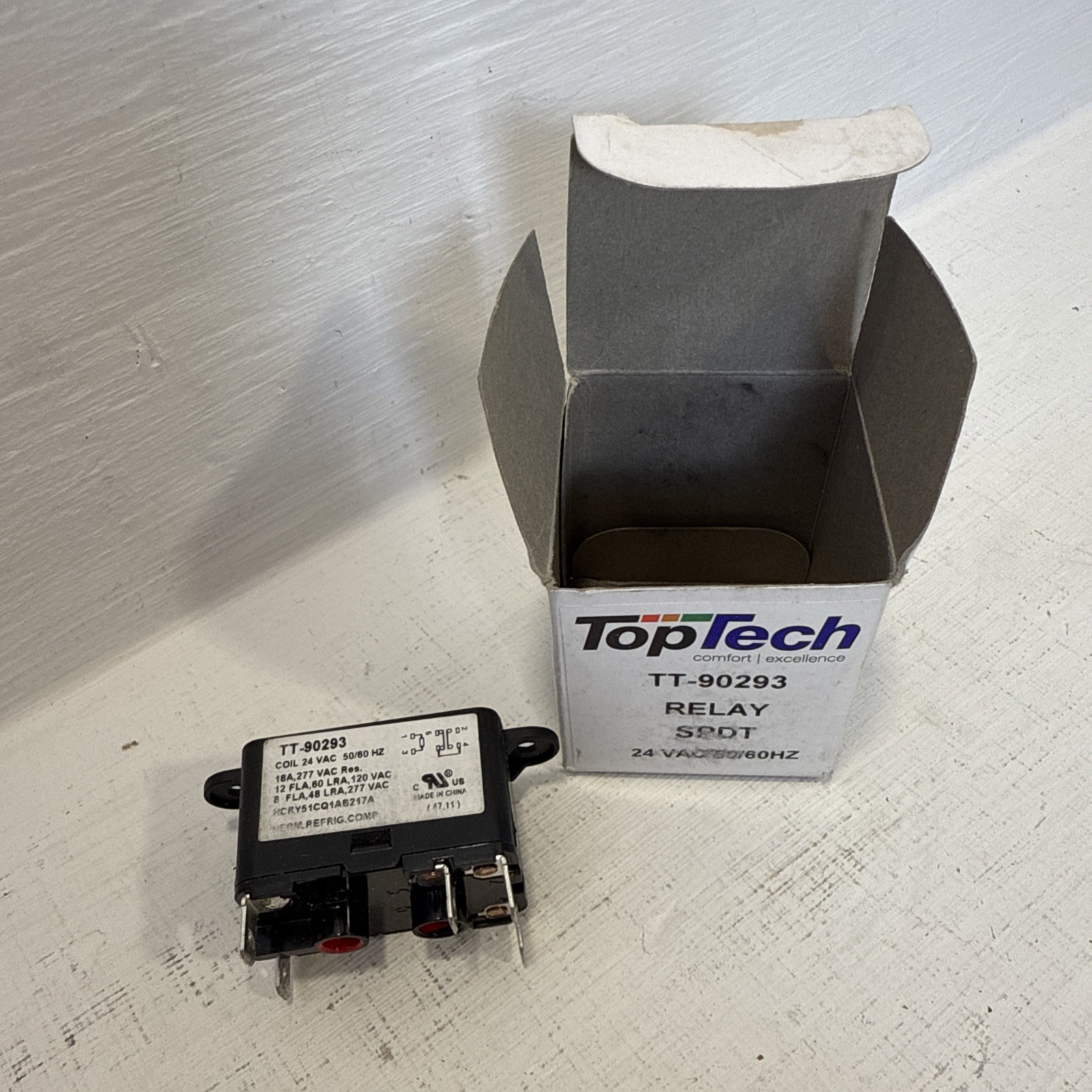 NEW TOPTECH TT-90293 Relay SPDT 24VAC 50/60HZ HCKY51CQ1AB217A BRAND NEW NIB