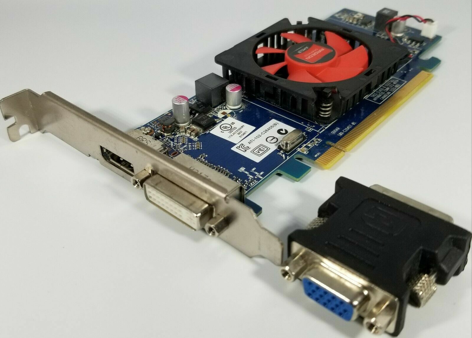 Dell AMD HD 7470 1GB DVI DisplayPort & VGA Adapter Windows 10 Video Card