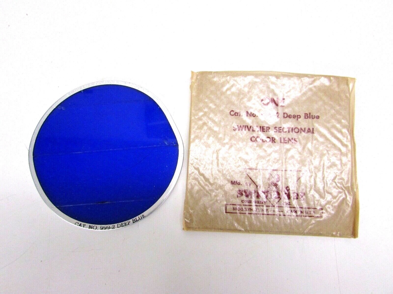 NEW! VTG! SWIVELIER DEEP BLUE SECTIONAL COLOR LENS 999-2