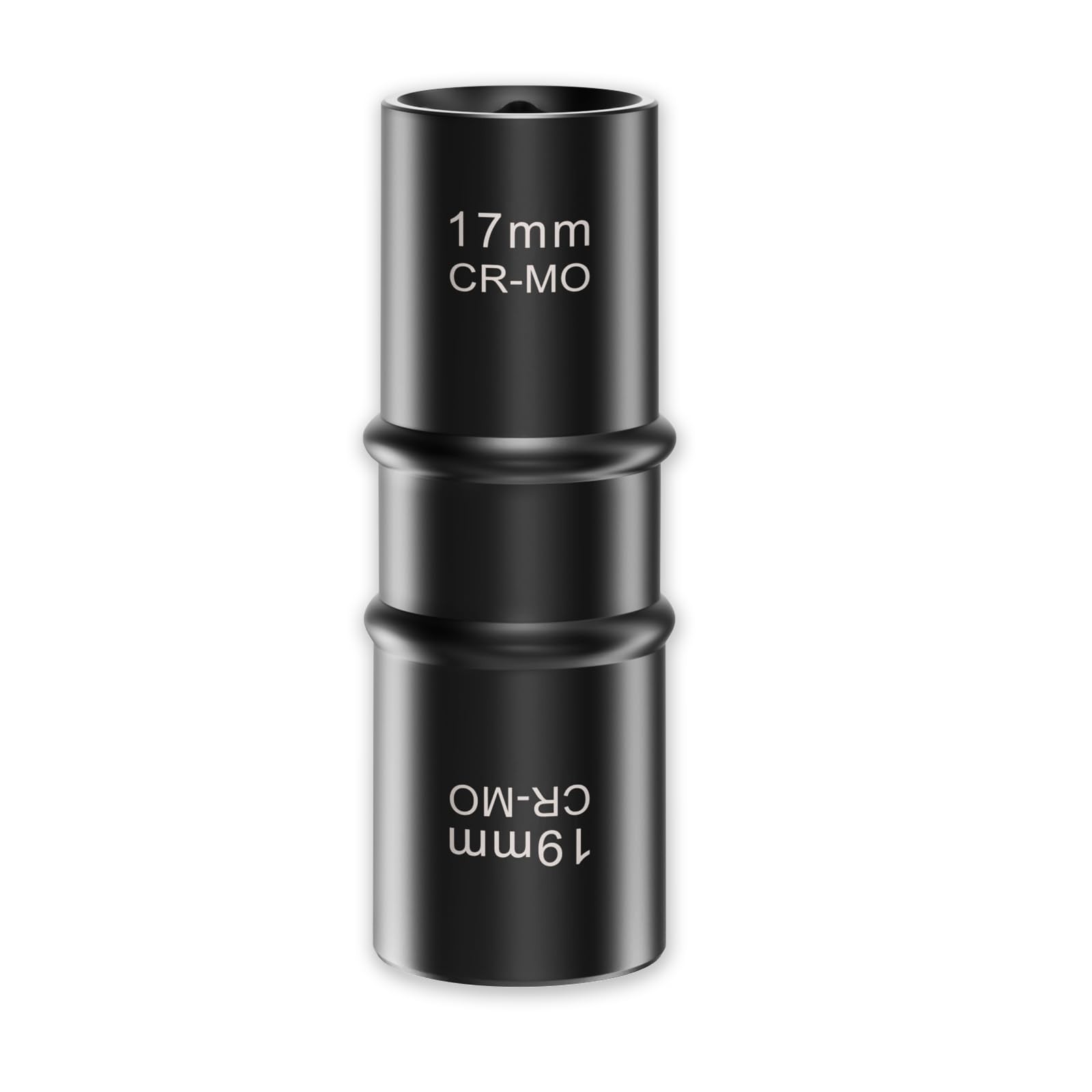 XEWEA 1/2 Inch Drive 17mm x 19mm Thin Wall Impact Flip Lug Nut Socket | Lug N...