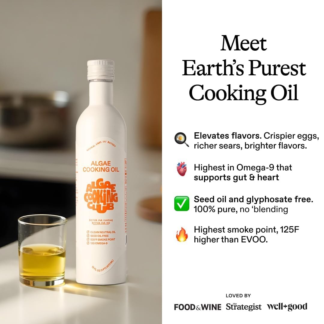 Algae Cooking Club Chef-Grade 100% Oil - Avocado Pack of 1