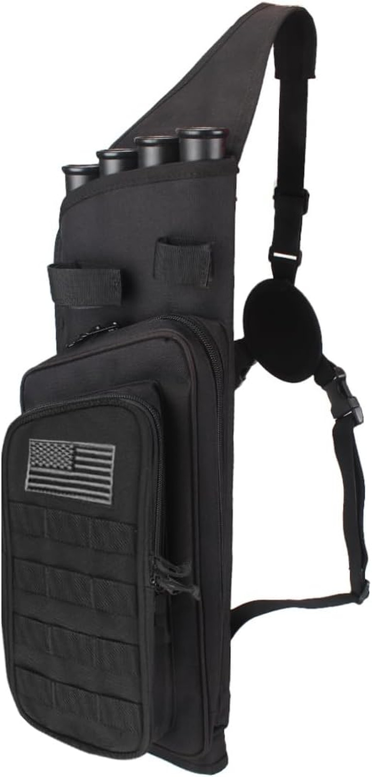 Multi-Function 4-Tubes Back Arrow Quiver Shoulder Hanged Target Shooting Archery