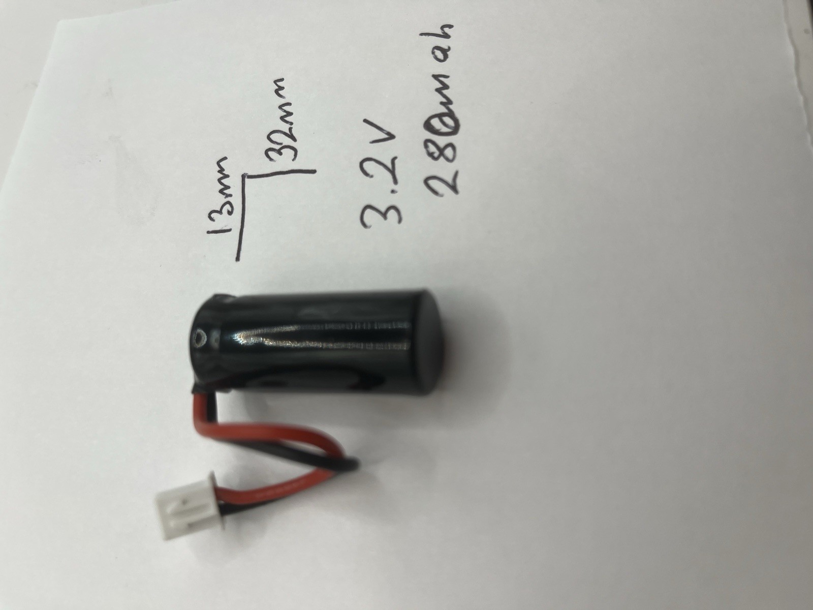 Battery For MarioKart Carrera RC LiFePo4 Battery 3.2 V 280  mAh 370600