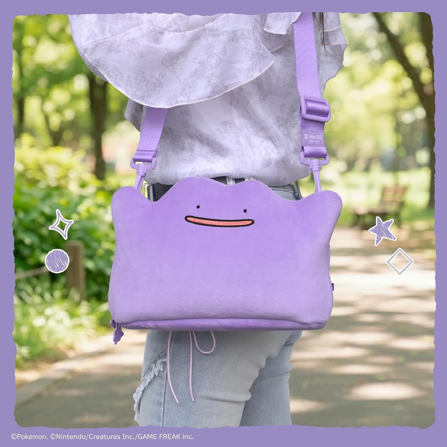 HORI Ditto Plush Pouch & Storage Bag 2-Piece Set Nintendo Switch 2 Pokémon Case