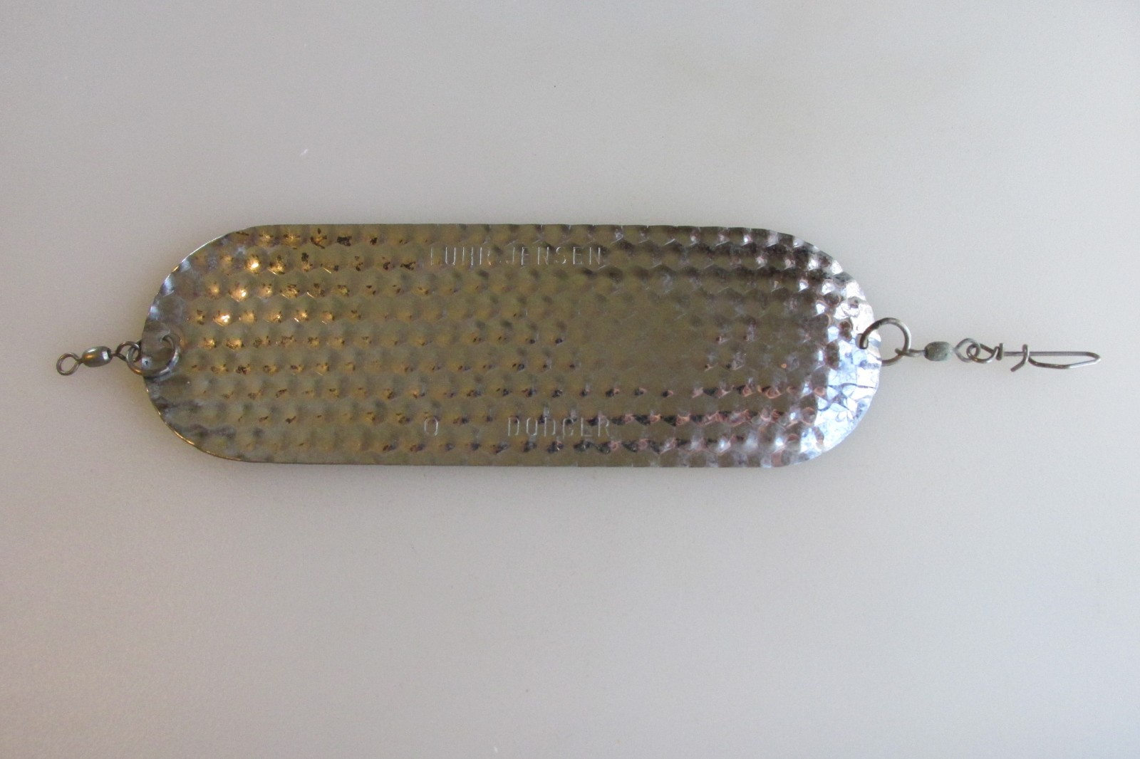 Drawer #41 Luhr Jensen Size 0 Dimpled Dodger 8" Flasher Good Condition