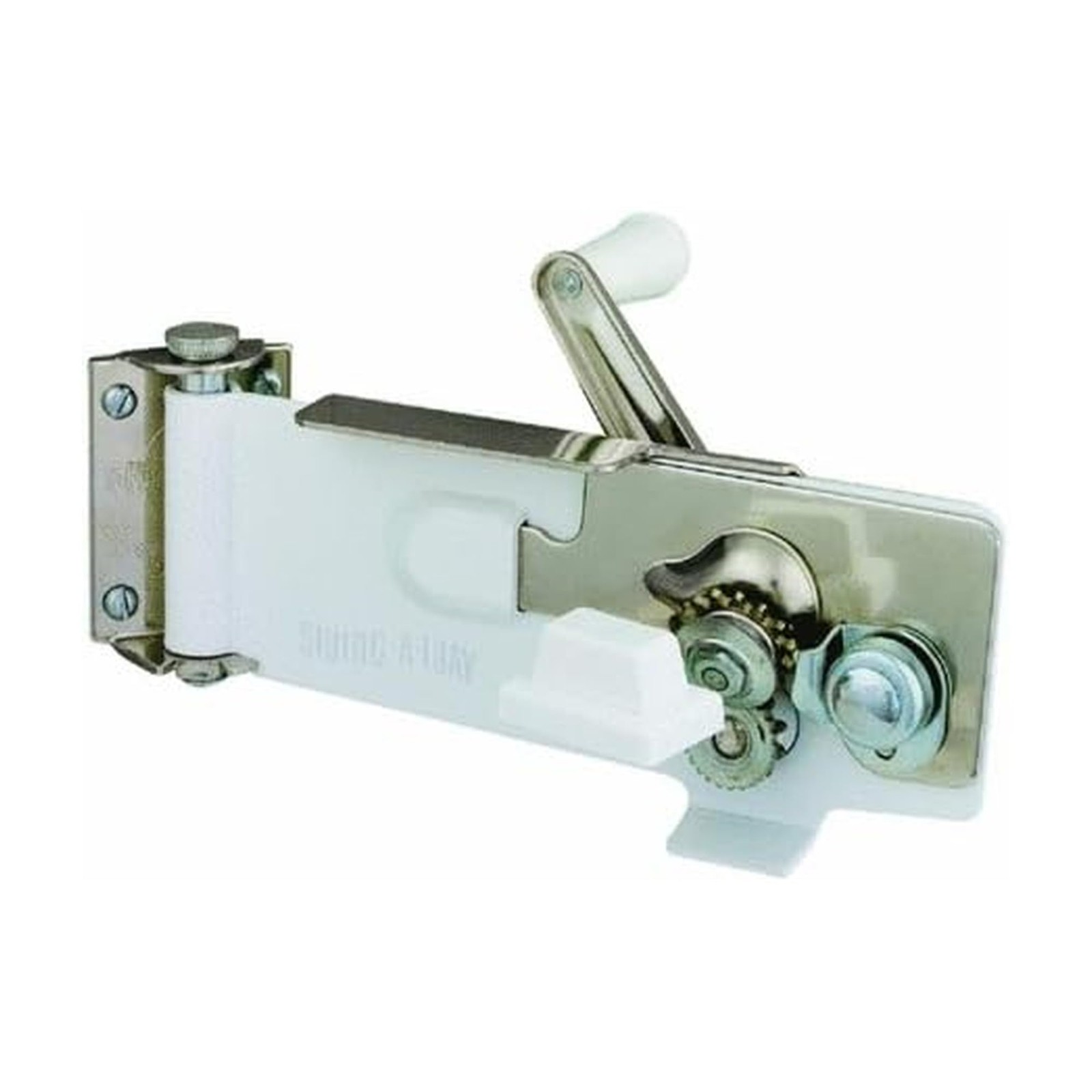 Wall Mount Can Opener with Magnet, 1-Pack, White -